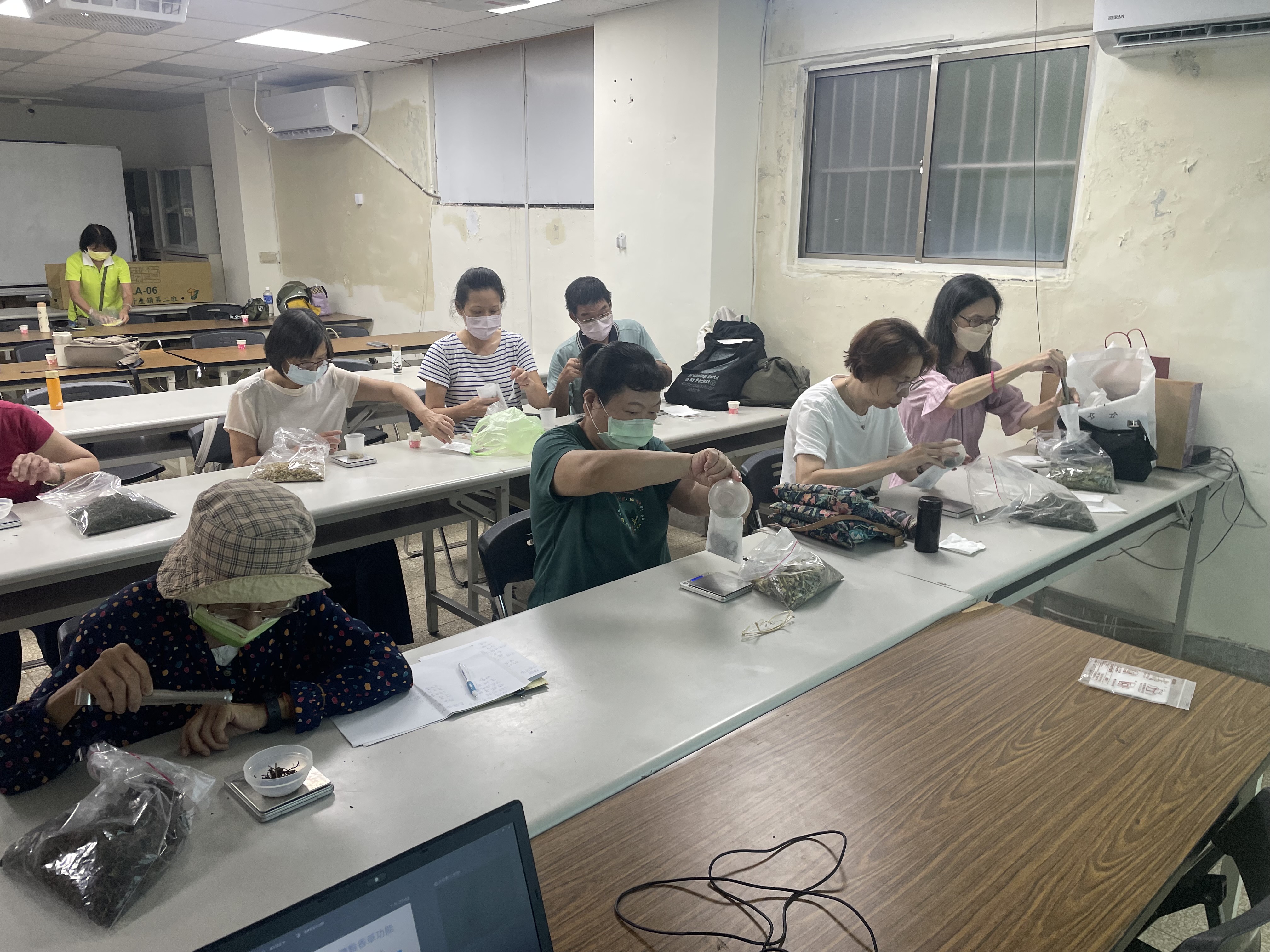 士林官邸綠化教室夏日香遇:在綠意中品味香草茶奧妙-香草茶包手作體驗